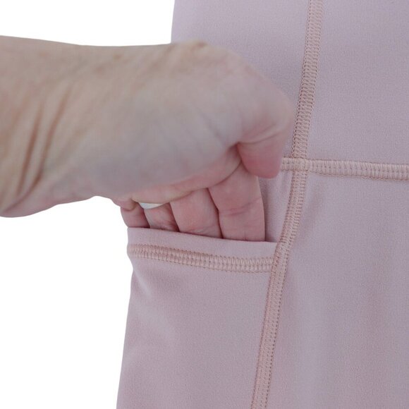 Athleta Inclination Moto Tights Sz S Pink Powervita Athleisure Stretch Gym Yoga - Picture 4 of 12